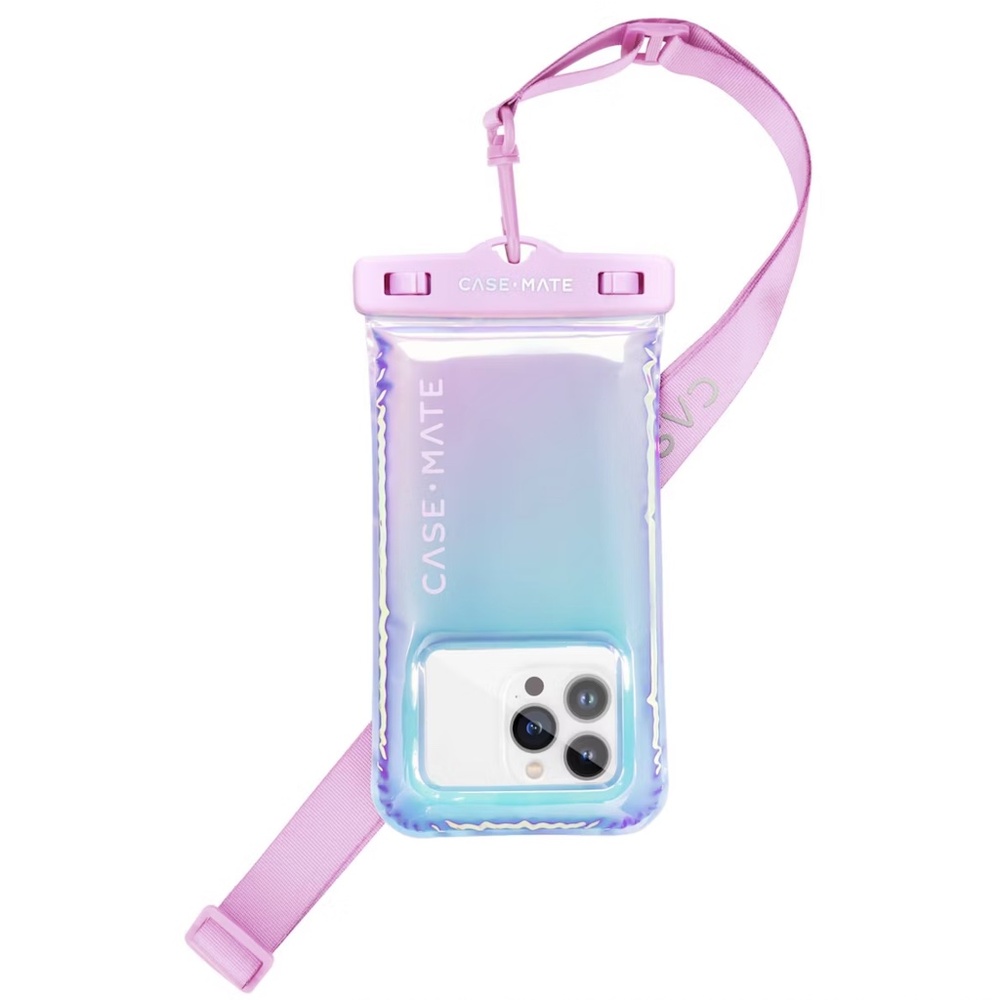 Case-Mate Waterproof Floating Pouch - Soapbubble purple iridescent